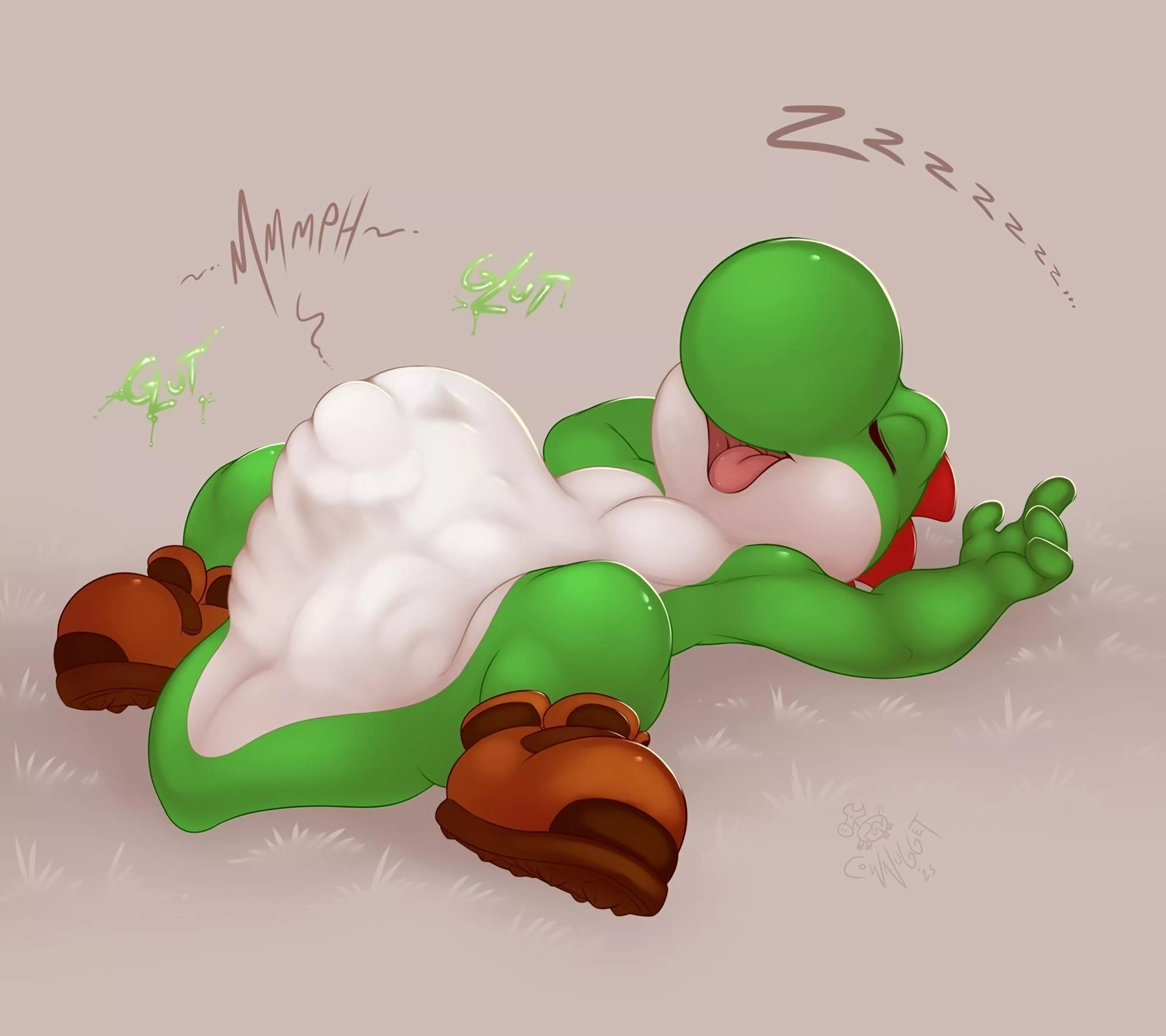 {image} Yoshi Vore Digestion Male (c0wnugget) posted by Sonic_the_hedgedog