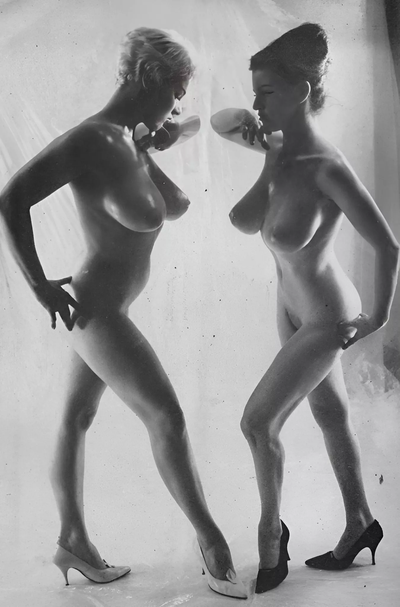 Lorraine Burnett and Jackie Parker, late 50s early 60s posted by MugPuntertoo