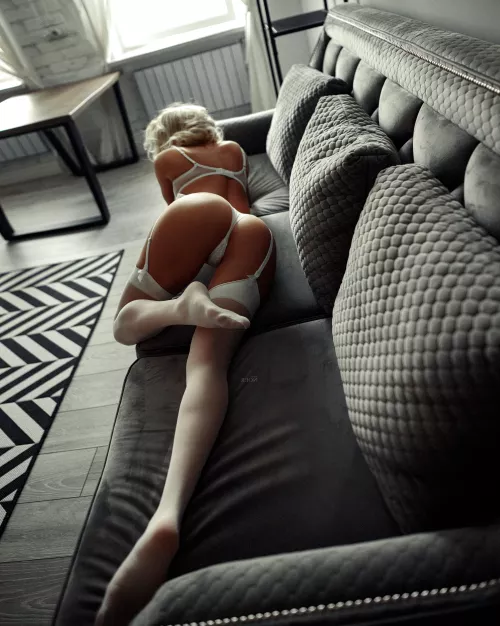 Lounging in garter belts, feeling playful and untouched by white__pony