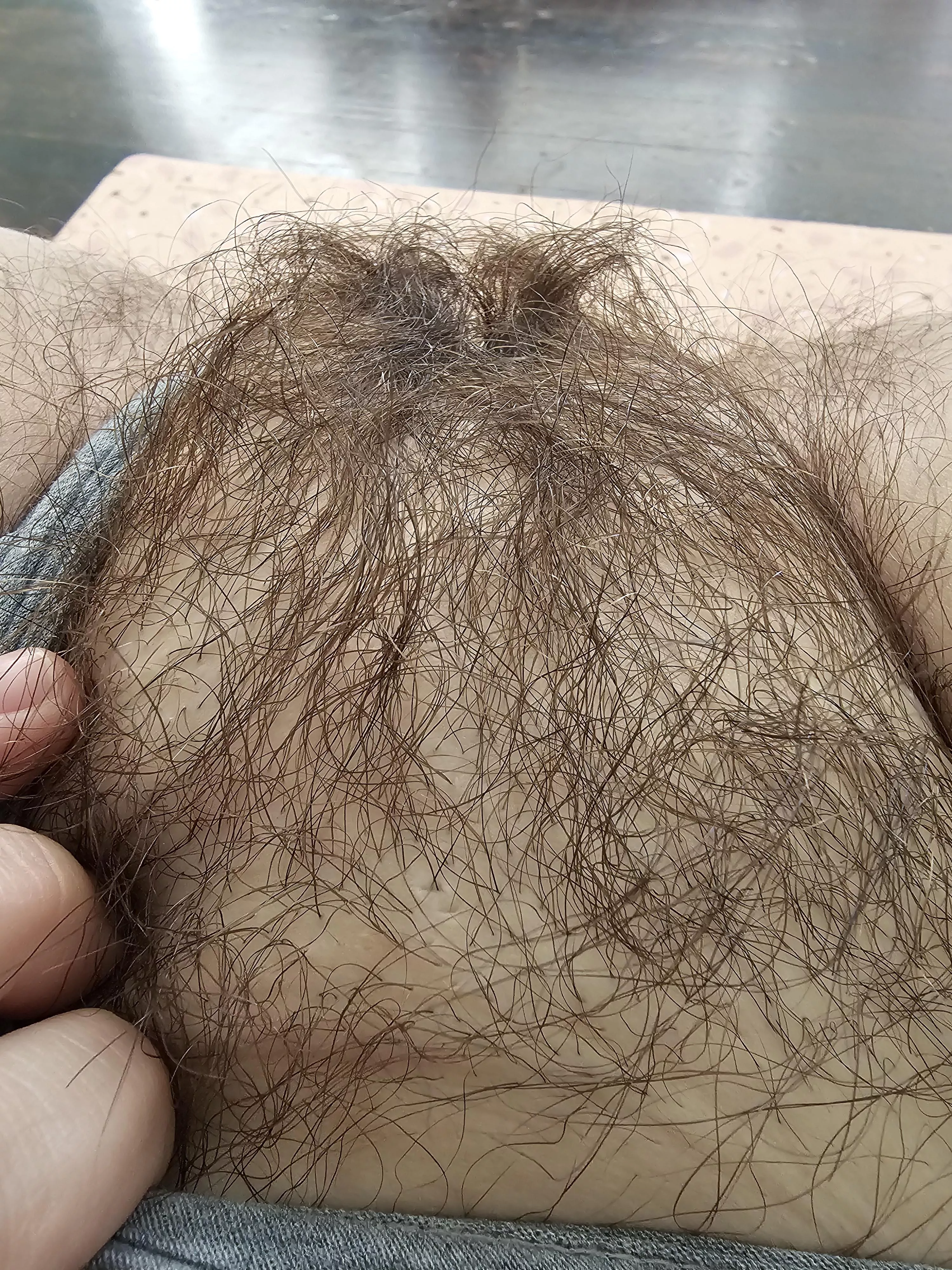 My fat bushy mound posted by yourbakedbabe