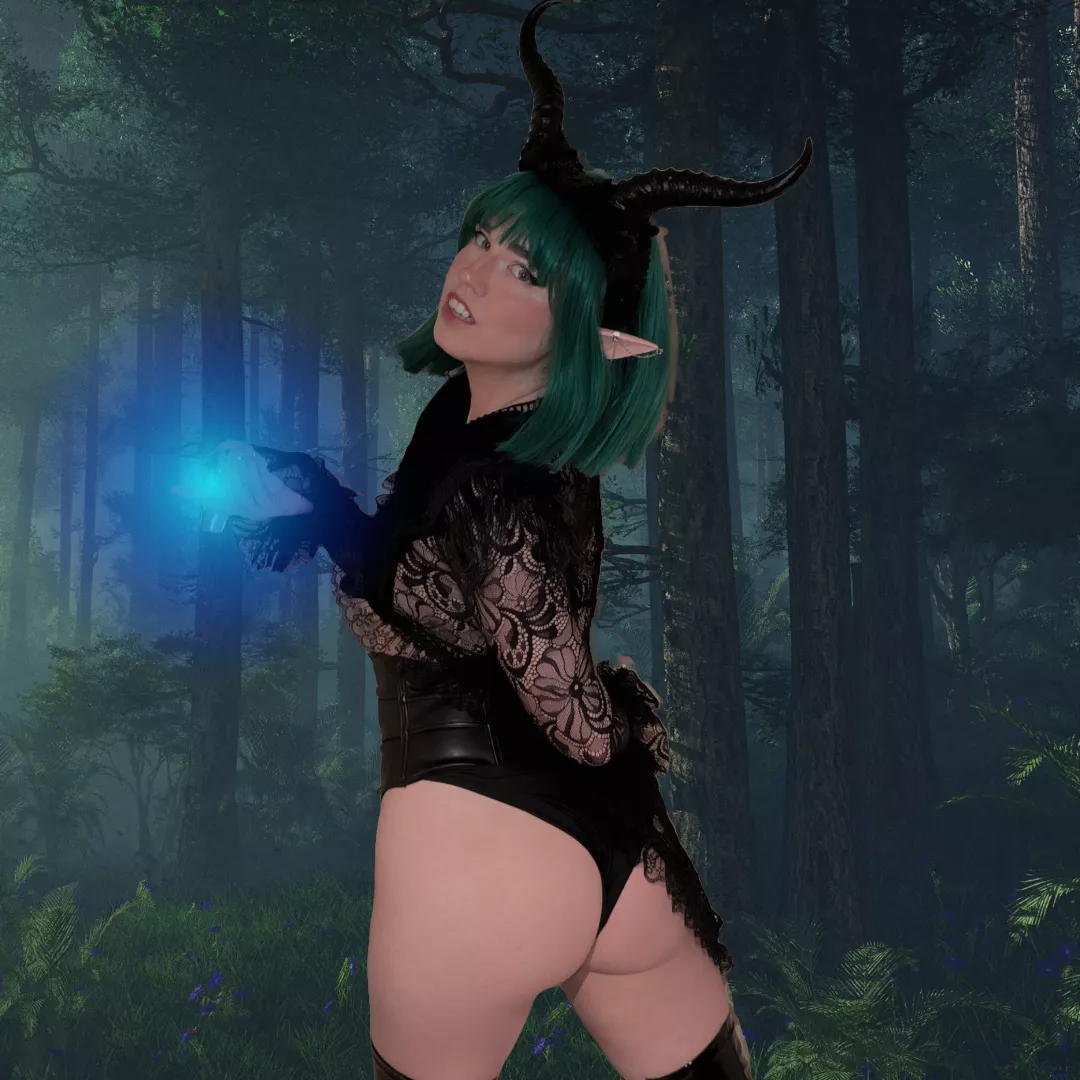 Not sure this glowing orb is what I meant when I said I wanted a handful of blue balls 😅🔮 posted by FemboyFable