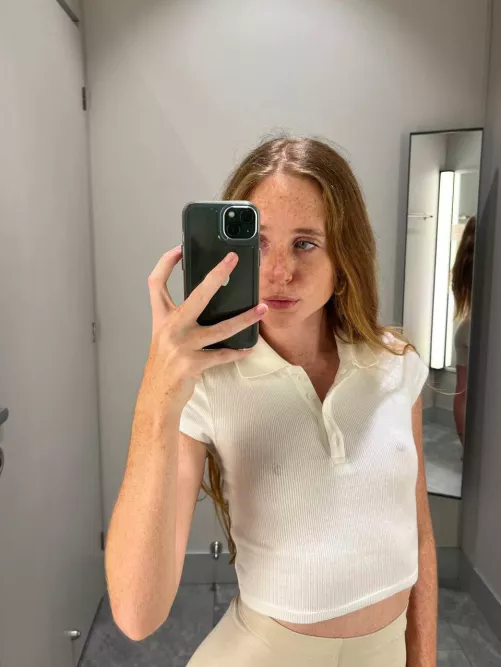 Pokies in a changing room :) by HelmetCouple