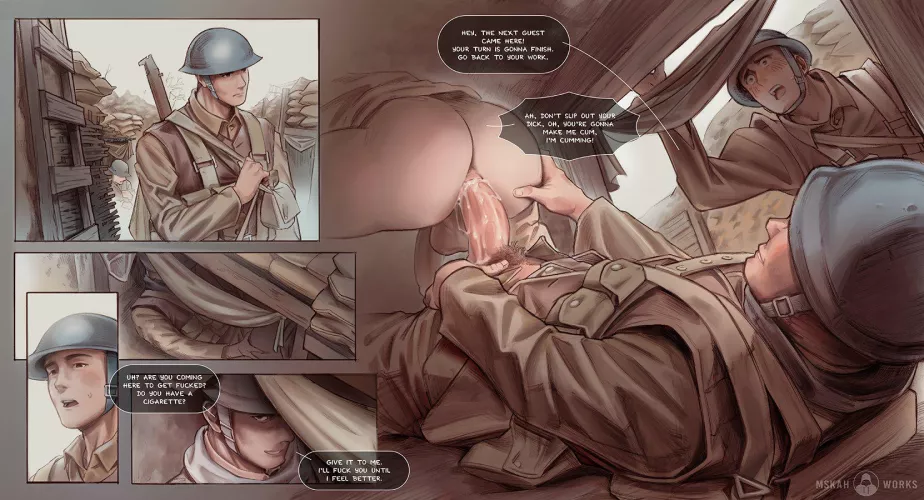 Rest in the trenches (By mskah_t)  by ElektraFrost