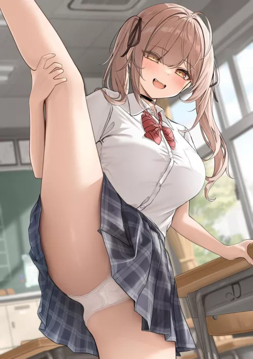 Showing her flexibility  by xKillua666