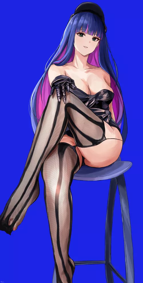 Stocking - Panty and Stocking with Garter Belt  by chainsaw_pochita