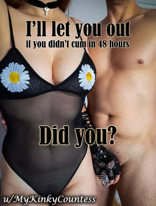 Well, did you? 😈 by MyKinkyCountess