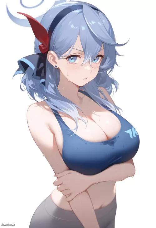 Ako Amau [Blue Archive] by CheetahSperm18