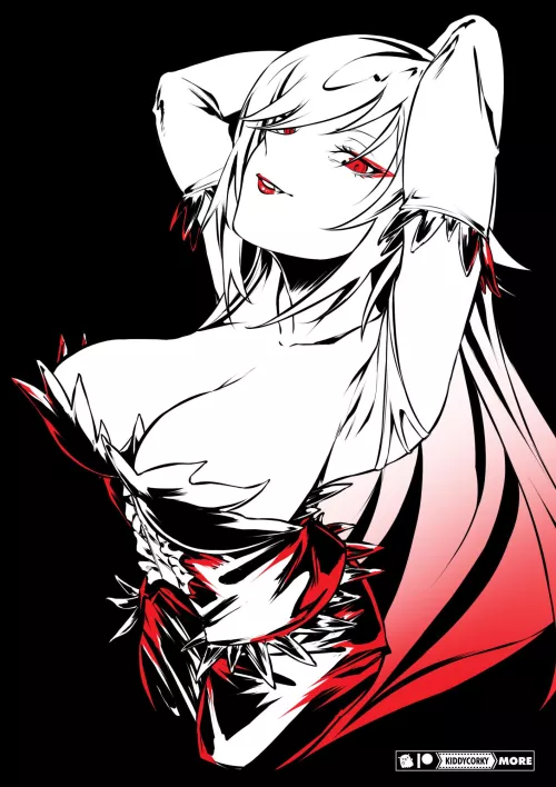 Big Shinobu Showing Off (KiddyCorky) [Monogatari] by KiddyCorky