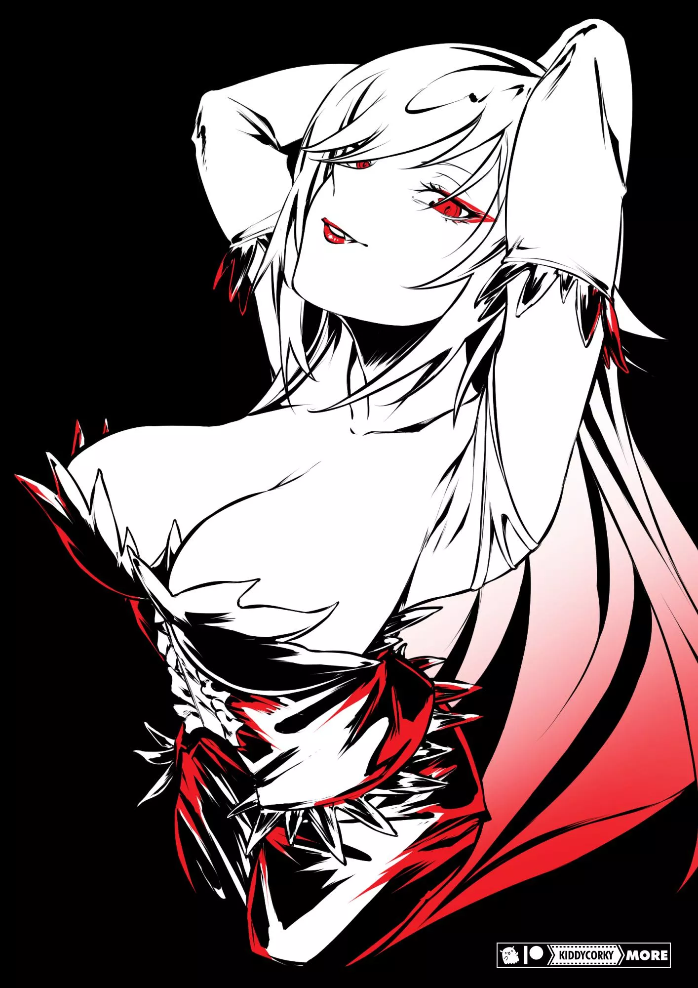 Big Shinobu Showing Off (KiddyCorky) [Monogatari] posted by KiddyCorky