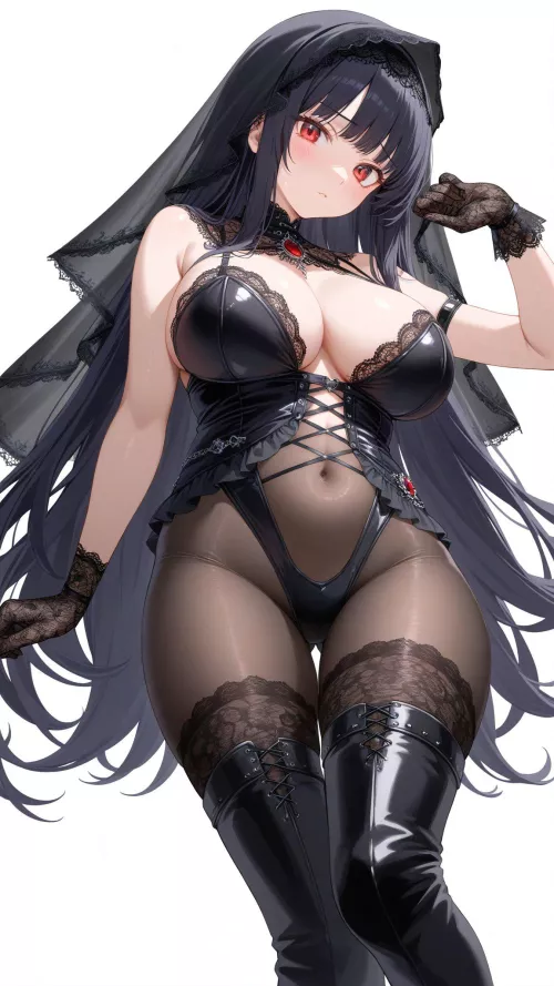 Body Stocking Bride  by CheetahSperm18