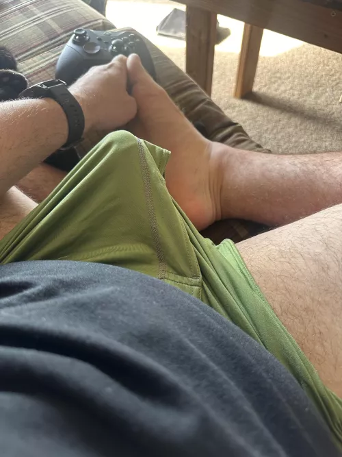 Bored, hard, ready to be pulled out and sucked while I play video games  by StoreNo1569