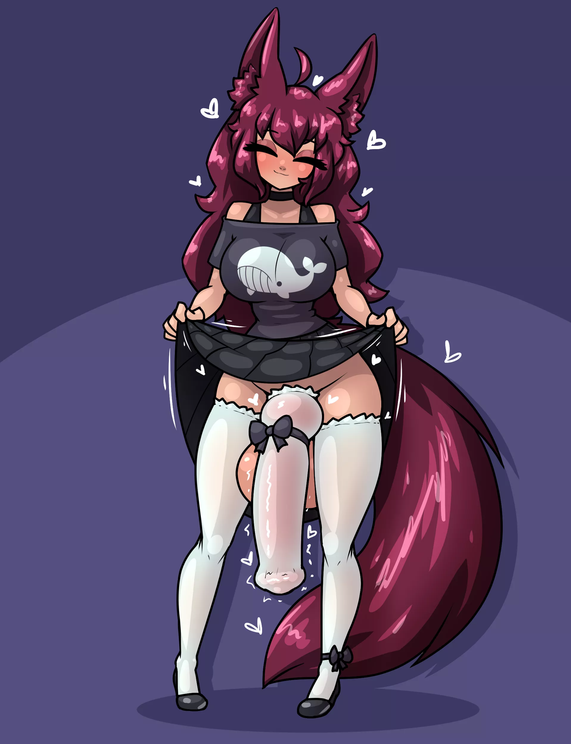 Cute Futa lifts her Skirt posted by instigator66