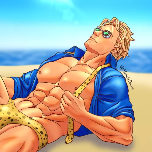 Drew that Nanami (Jujutsu Kaisen) figure (art by me) by Mohchi626070