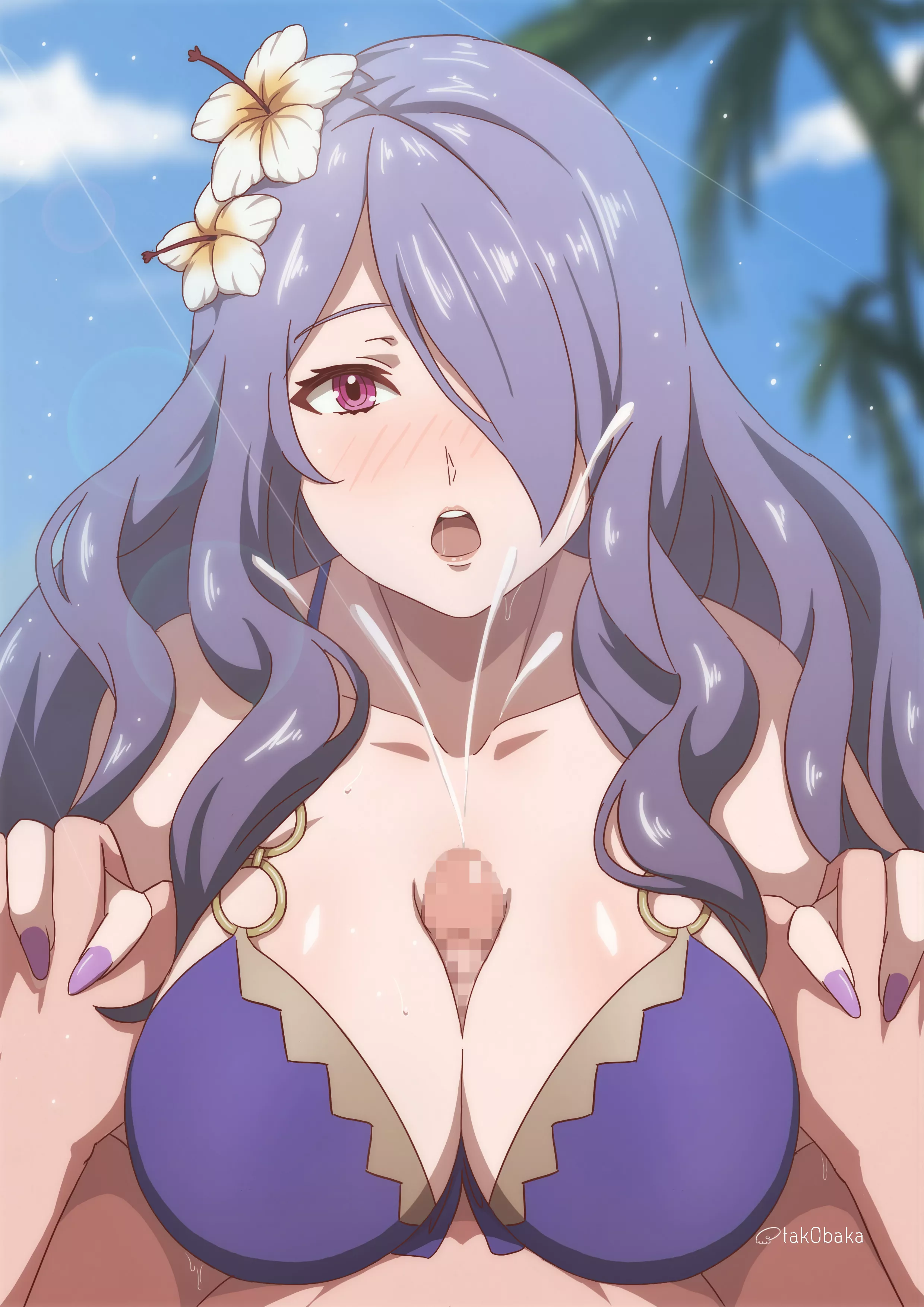 Holding hands on the beach and letting all that stress out~ posted by SecretlyAero