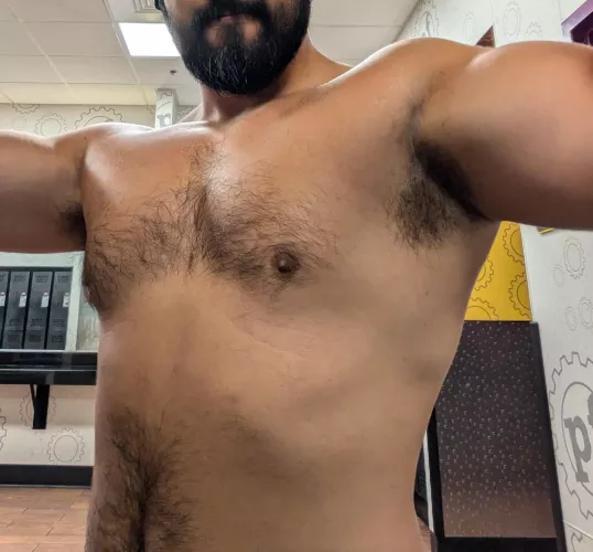 Hope you like my chest hair by Mychegu