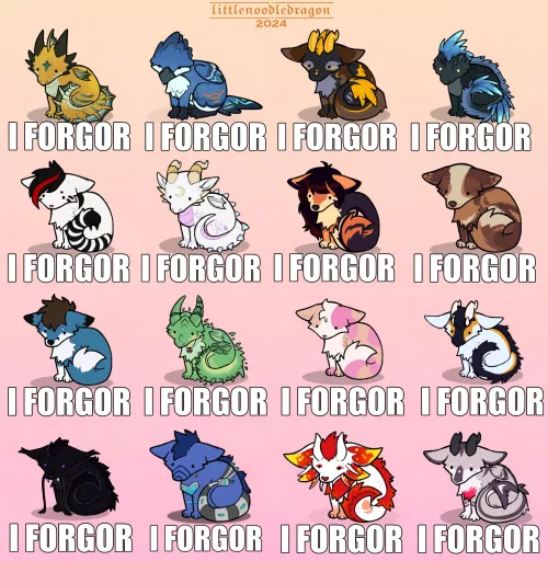 I HAVE CREATED AN ARMY!!! A forgetful army.. BUT AN ARMY NONETHELESS  [art by me] by littlenoodledragon