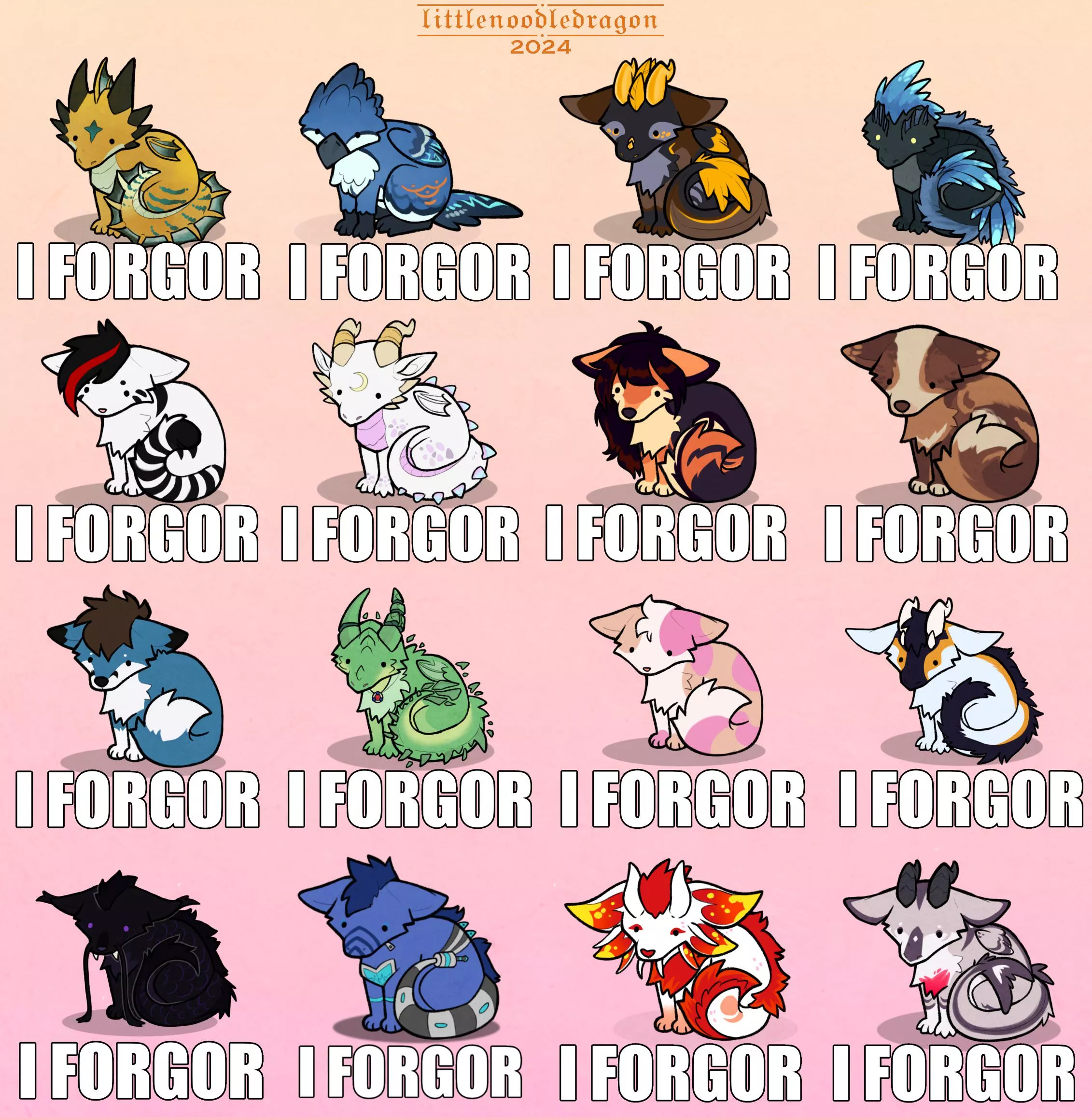 I HAVE CREATED AN ARMY!!! A forgetful army.. BUT AN ARMY NONETHELESS  [art by me] posted by littlenoodledragon