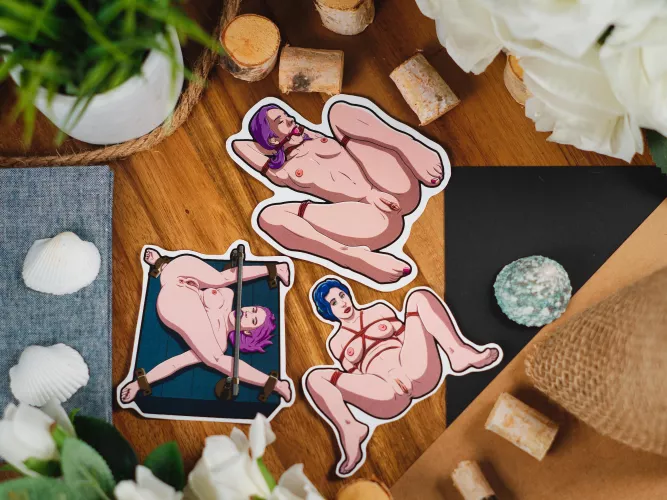 Kinky BDSM Stickers by -_PeacHyShades_-