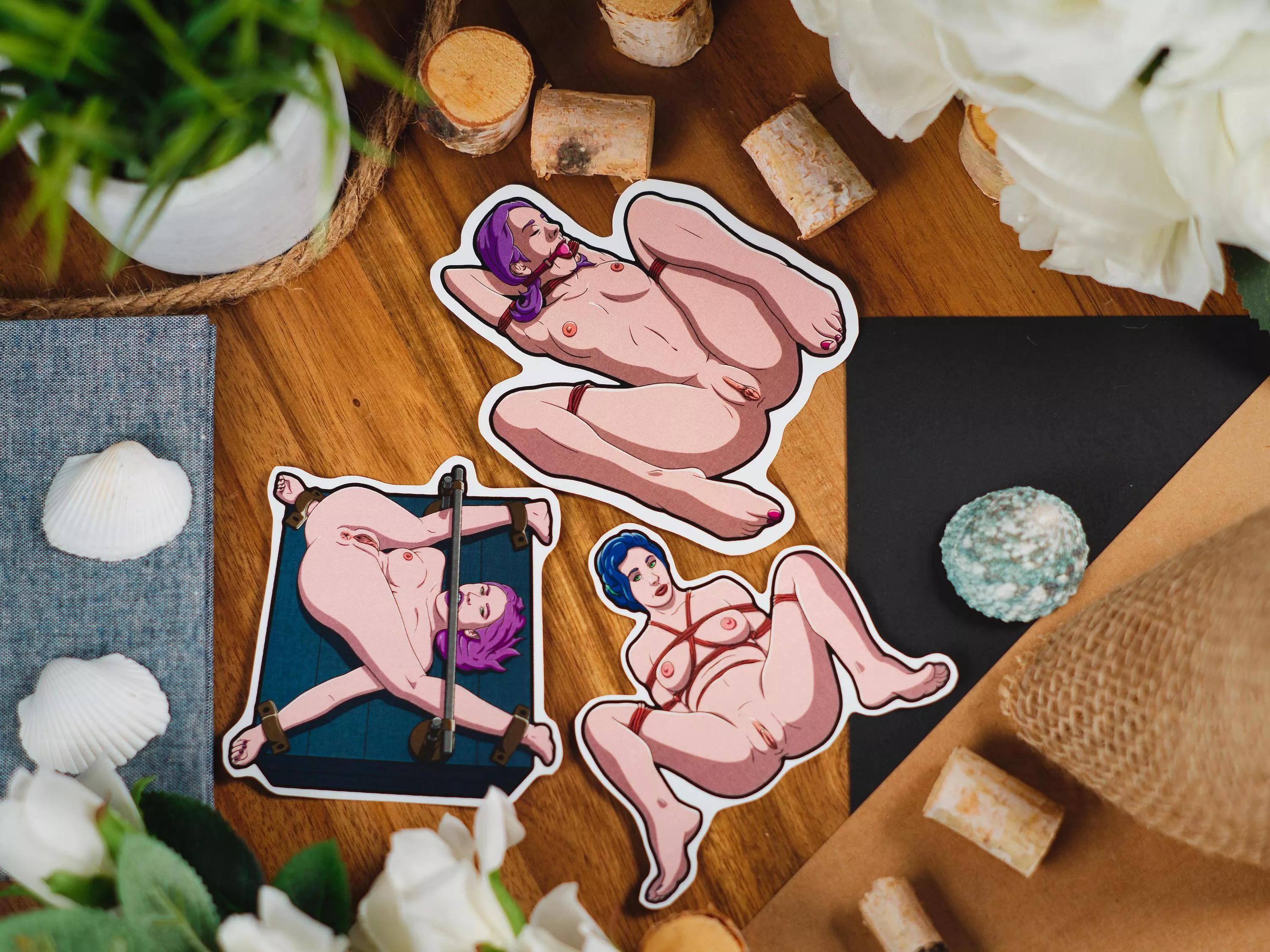 Kinky BDSM Stickers posted by -_PeacHyShades_-