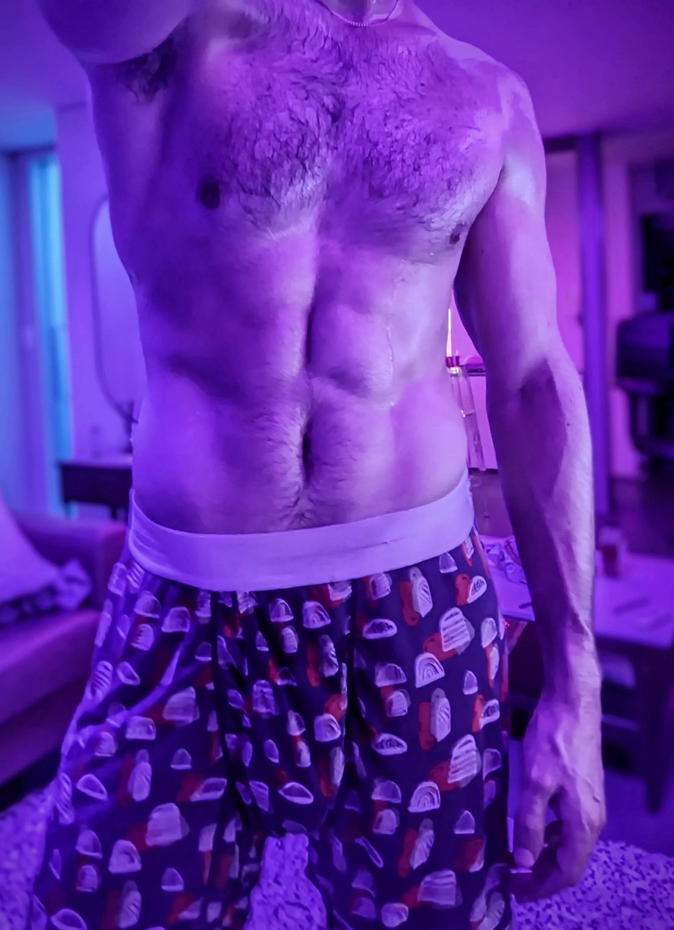 Little sweaty post workout....hope you don't mind posted by nomso