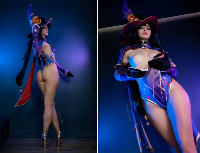 Mona from Genshin Impact by Aery Tiefling [OC] by AeryKorvair