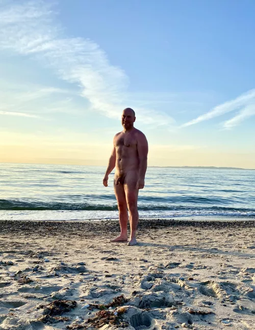 Nothing beats enjoying the beach in your birthday suit by Flexfitmike