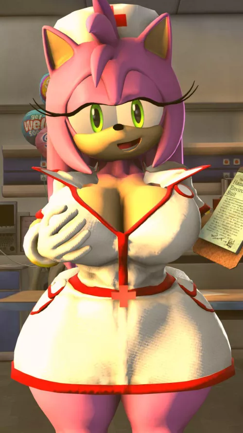 Nurse Amy Rose [bluewyvern] by Excellent_Layer5243