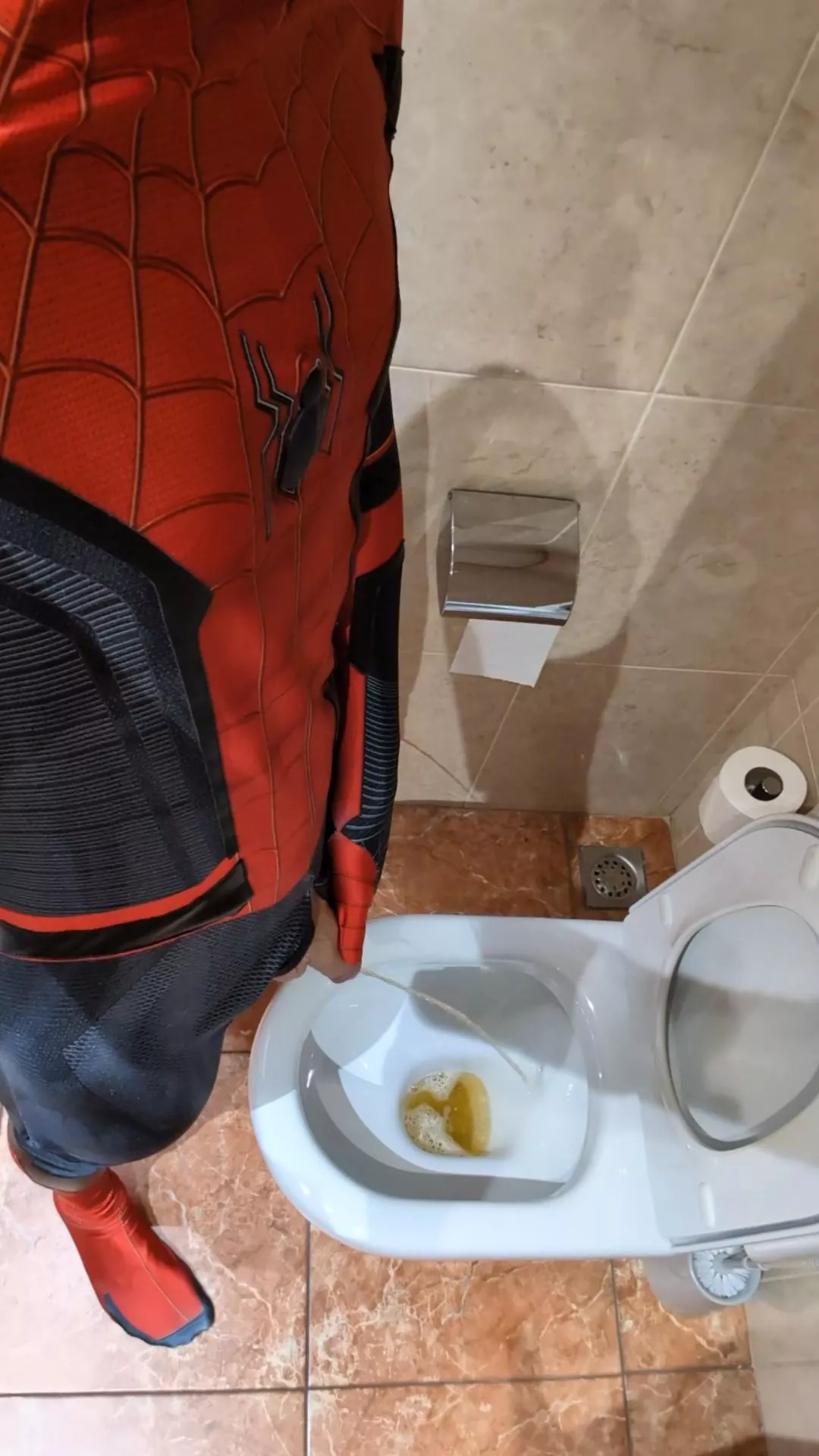 Spidey needs to pee too posted by mitirsi