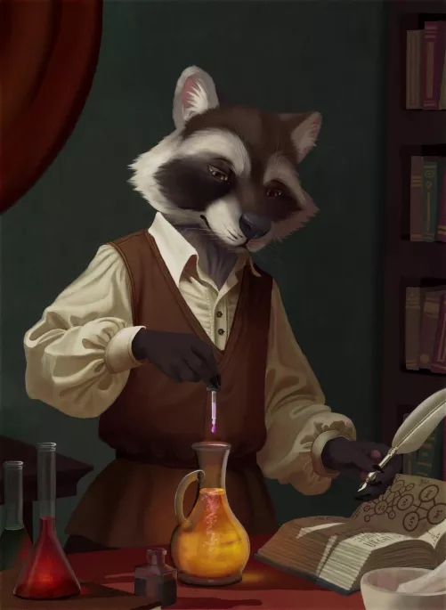 The alchemist [art by me] by cgcritter