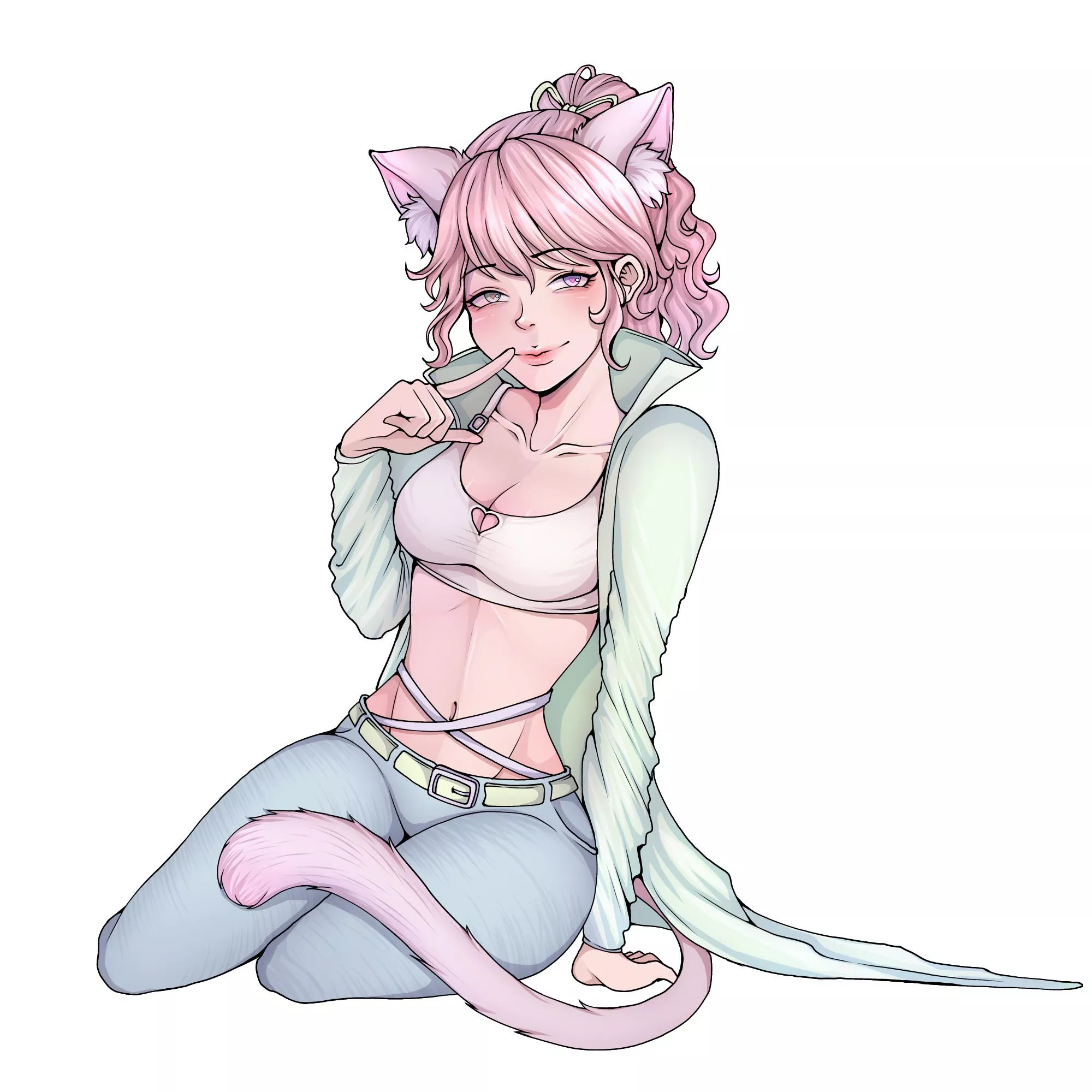 A drawing I did of mysati she’s so cutee 💕💗 posted by Artisticjade