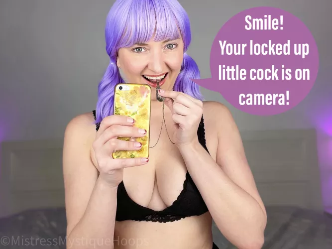 And if you're not a good boy for Mistress then the photos are going online! by MistressMystiqueHoop