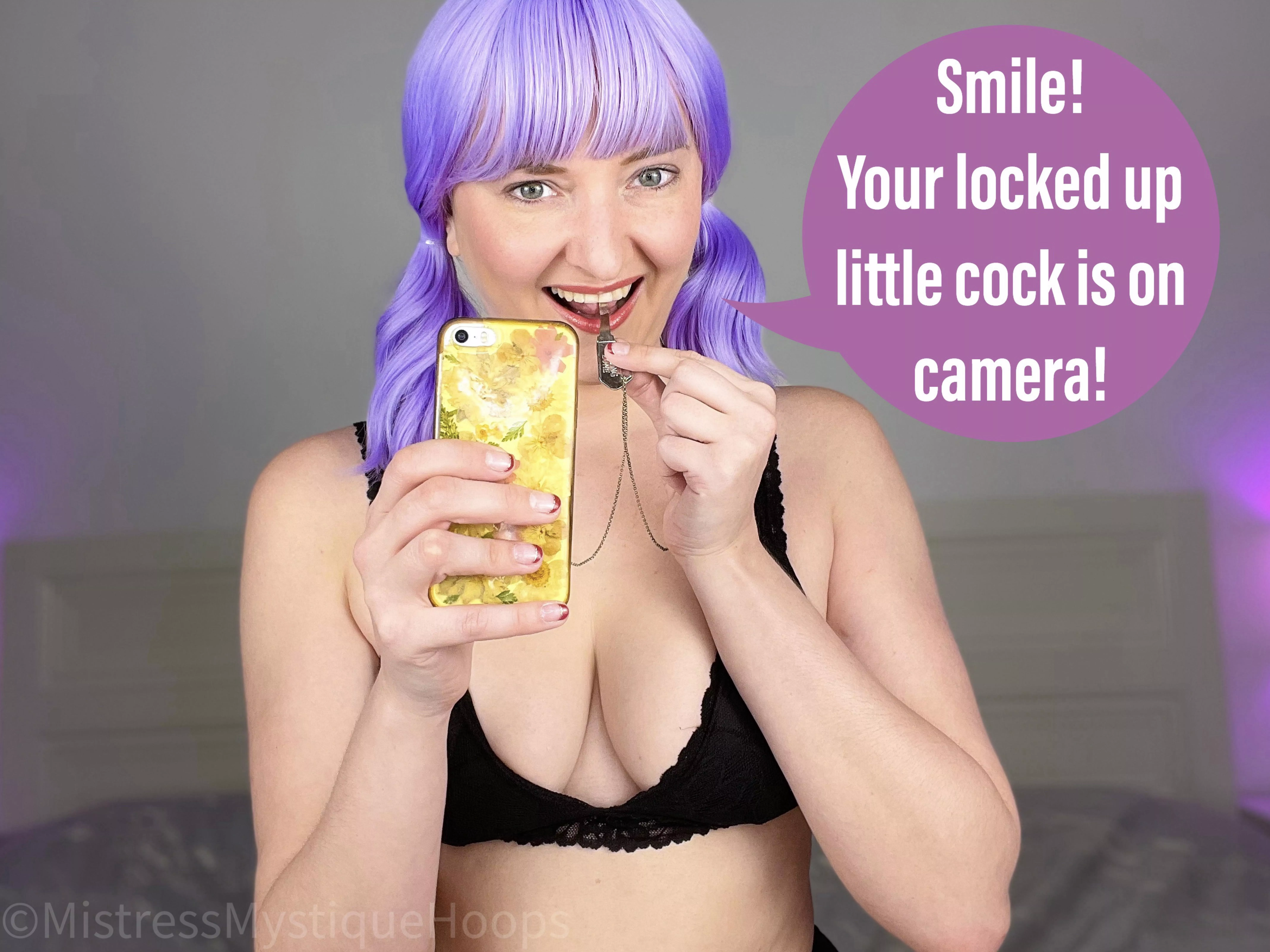 And if you're not a good boy for Mistress then the photos are going online! posted by MistressMystiqueHoop