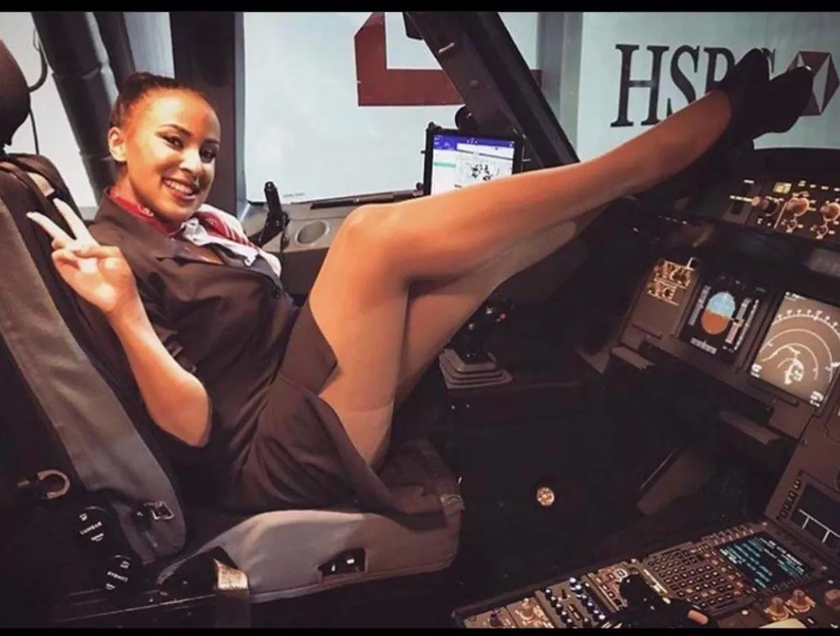 In the cockpit  posted by TravelerFrequent7