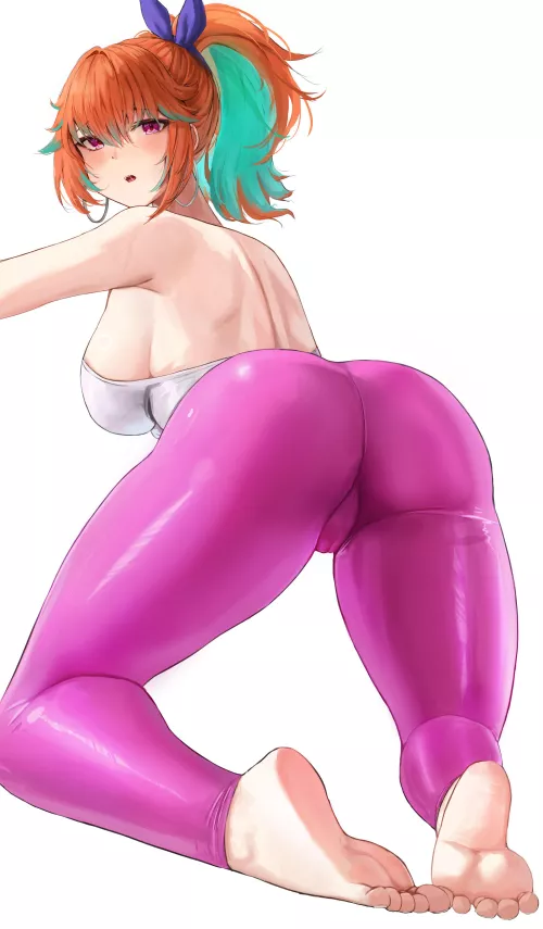 Kiara's shiny booty by LafterMastr