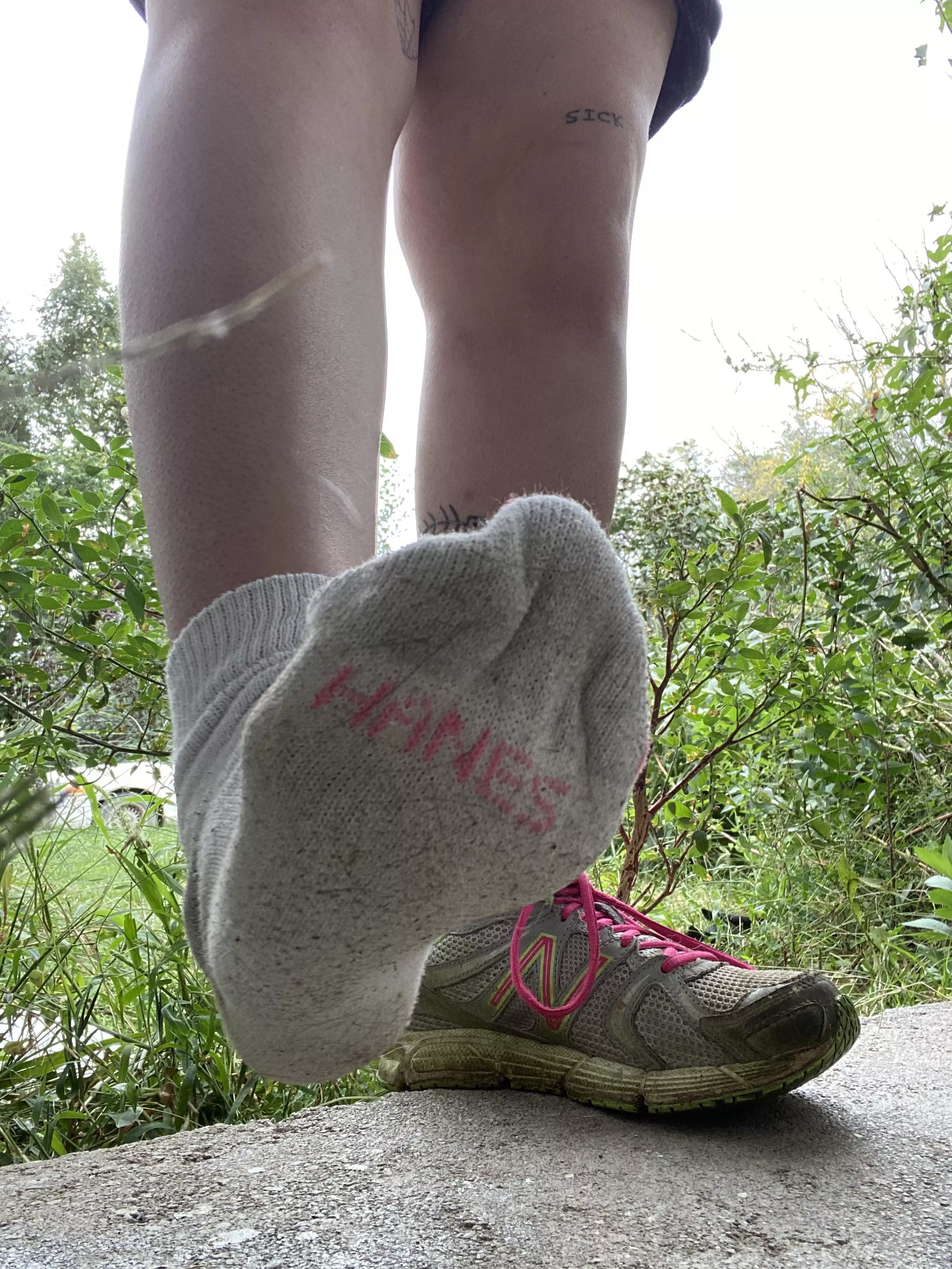 My smelly feet need a massage after a run ❤️ posted by scarlette689