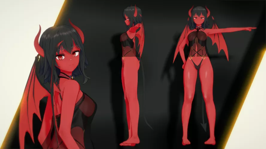New Demon Girl by HiZeInteractive