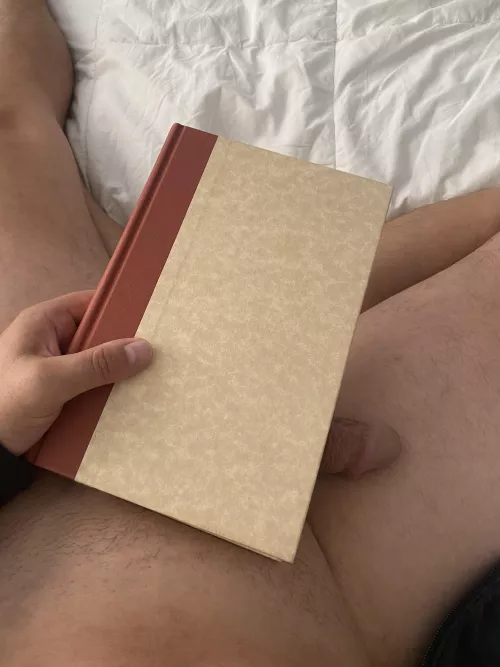 Rainy day calls for some naked lounging and reading 📚  by ThePrinceTuesday