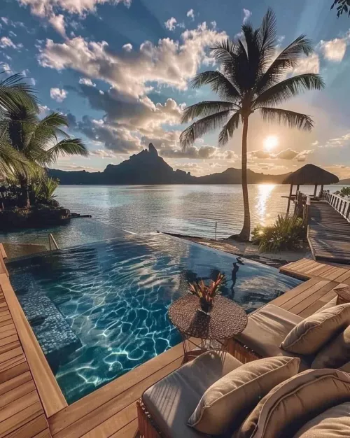  Soaking in the sun, sea, and serenity in the Maldives. by SultryEnchantress