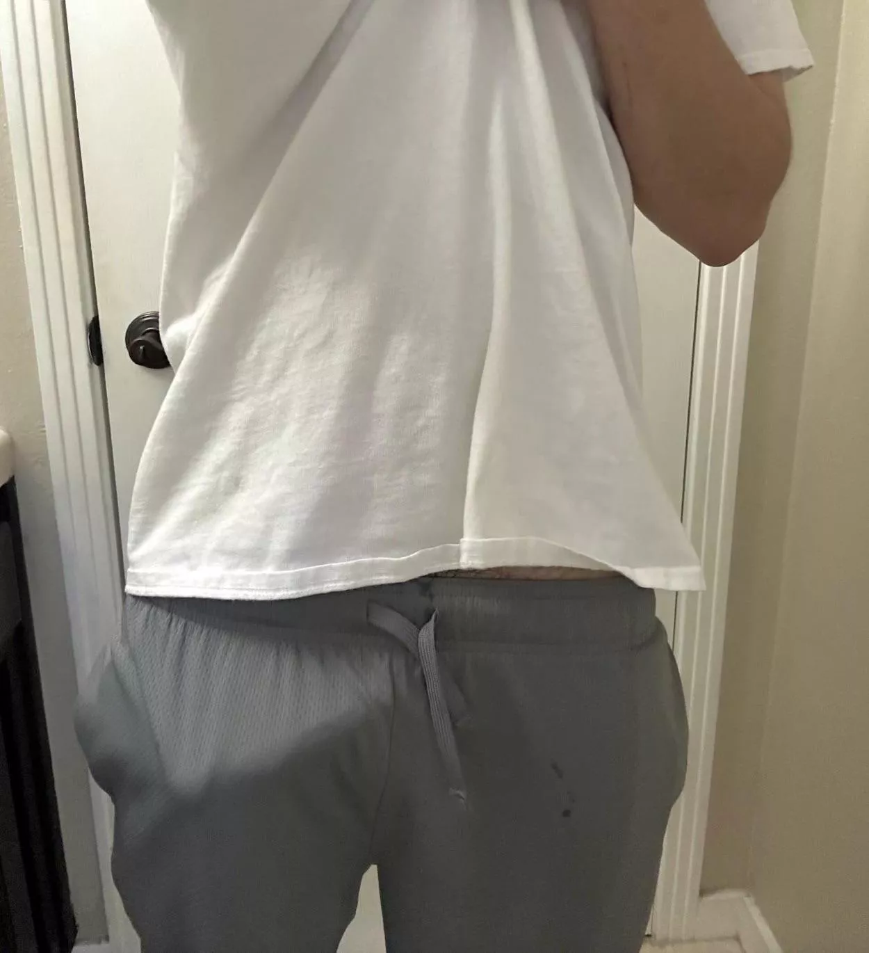 wearing gray is risky… posted by ura-aka-