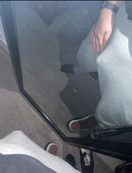 What would you do if you saw this as I was getting ready? by Thelegendaryyeet2