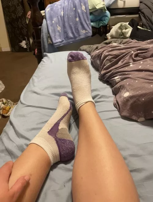 [Selling] Is purple your favorite color socks? If not, let me convince you why they should be 😉💜 by Tattoo_Goddess420