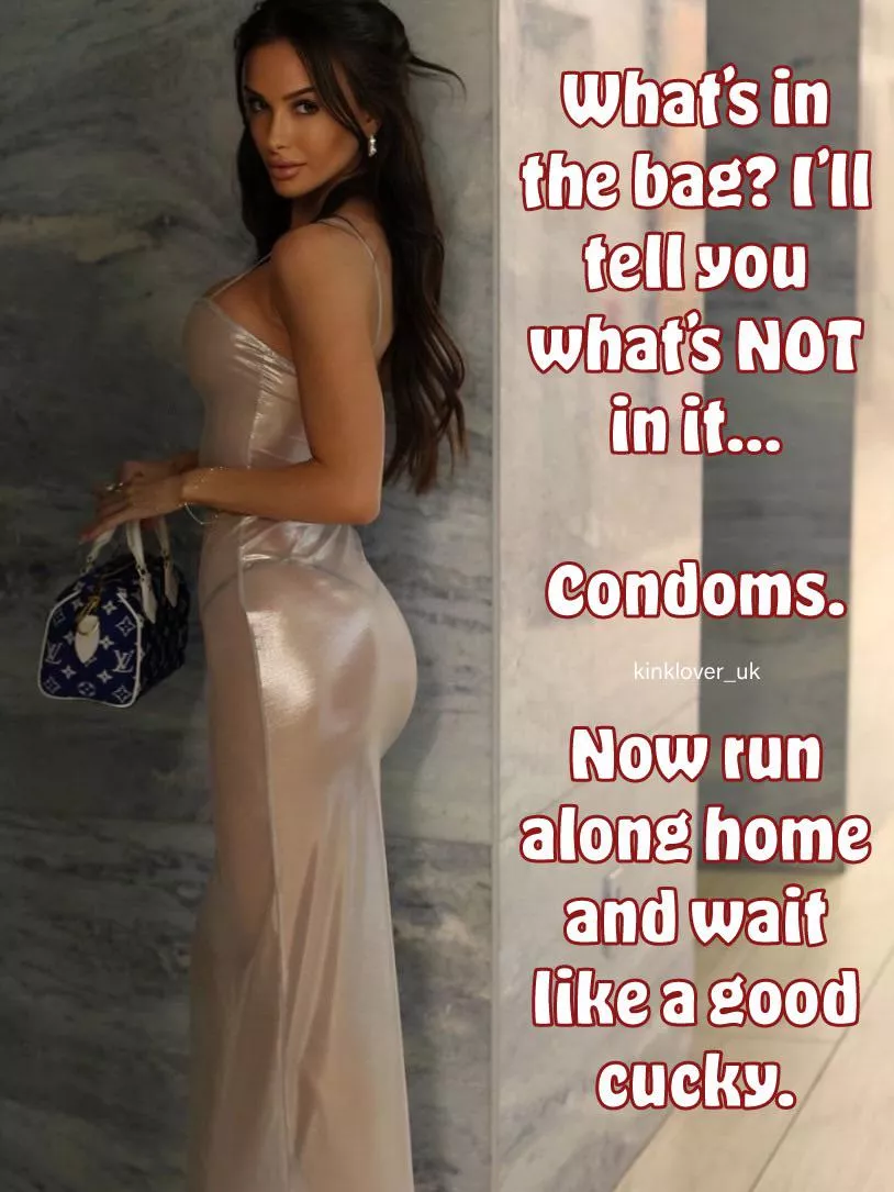 The wait will be torturous, but the treat when she gets home will be worth it! posted by kinklover_uk