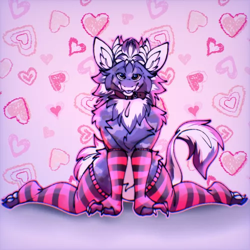 a fluffy boy who just wants pat pats! (art by me) by Jinx_Robin