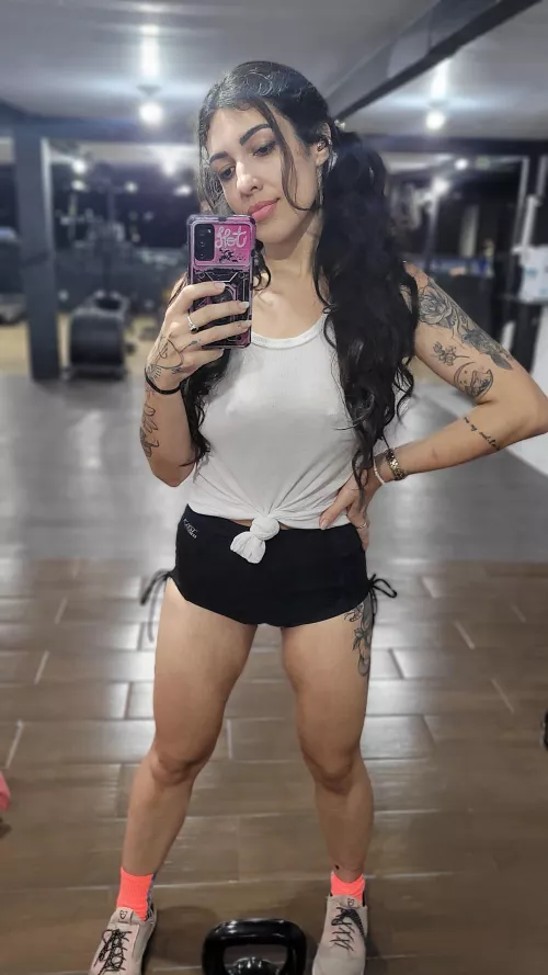 [F] I forgot my sports bra. by casal_venomous