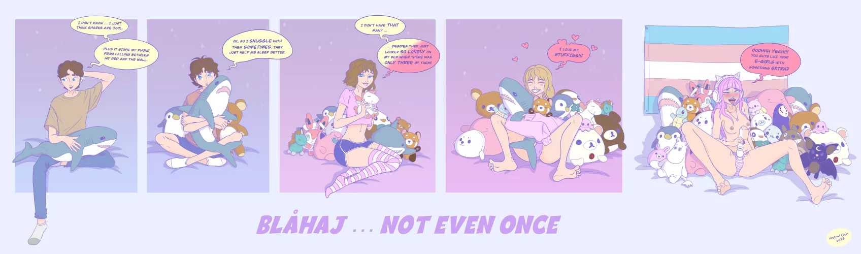 Femboy to e-girl transformation by astral-gen by DragonflyParty3320