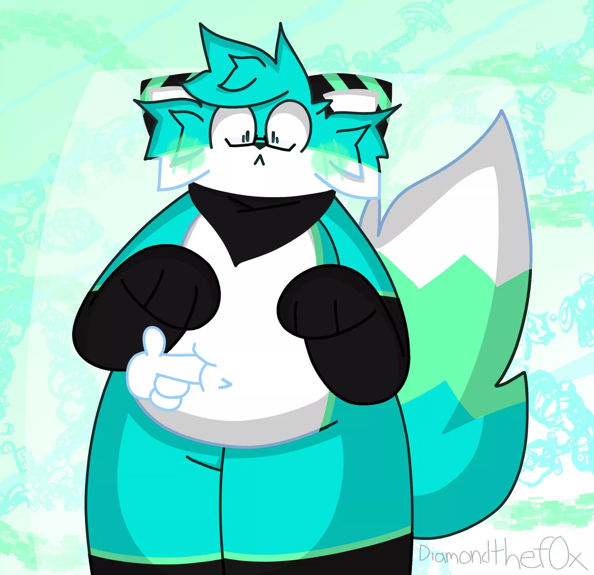 he's a very blooshy boi posted by Foxlover63