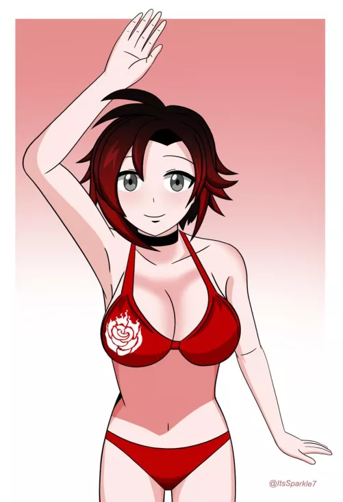 Ruby in her bikini [Lucy Sparkle] by AnimeChan39