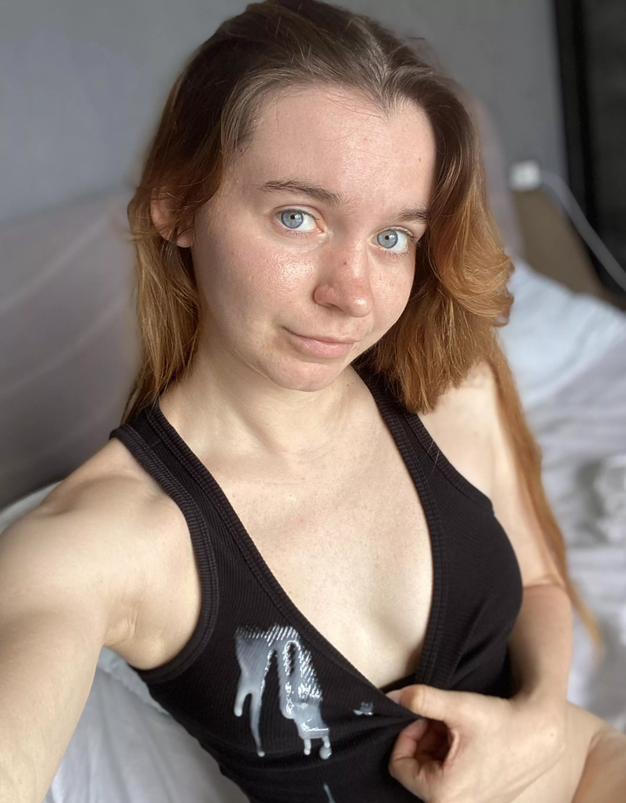 There's nothing like cum on my top posted by Angelfrom_Sky