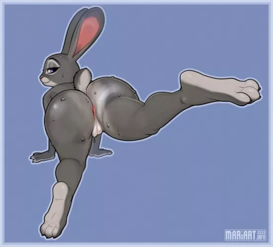 Judys hot yoga session [F] (mariart) by SupaSecretFurry