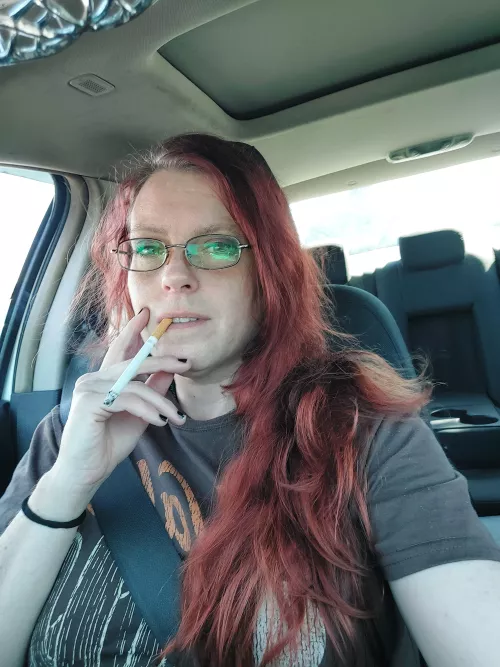 Post work smoke by DysturbedSerenity